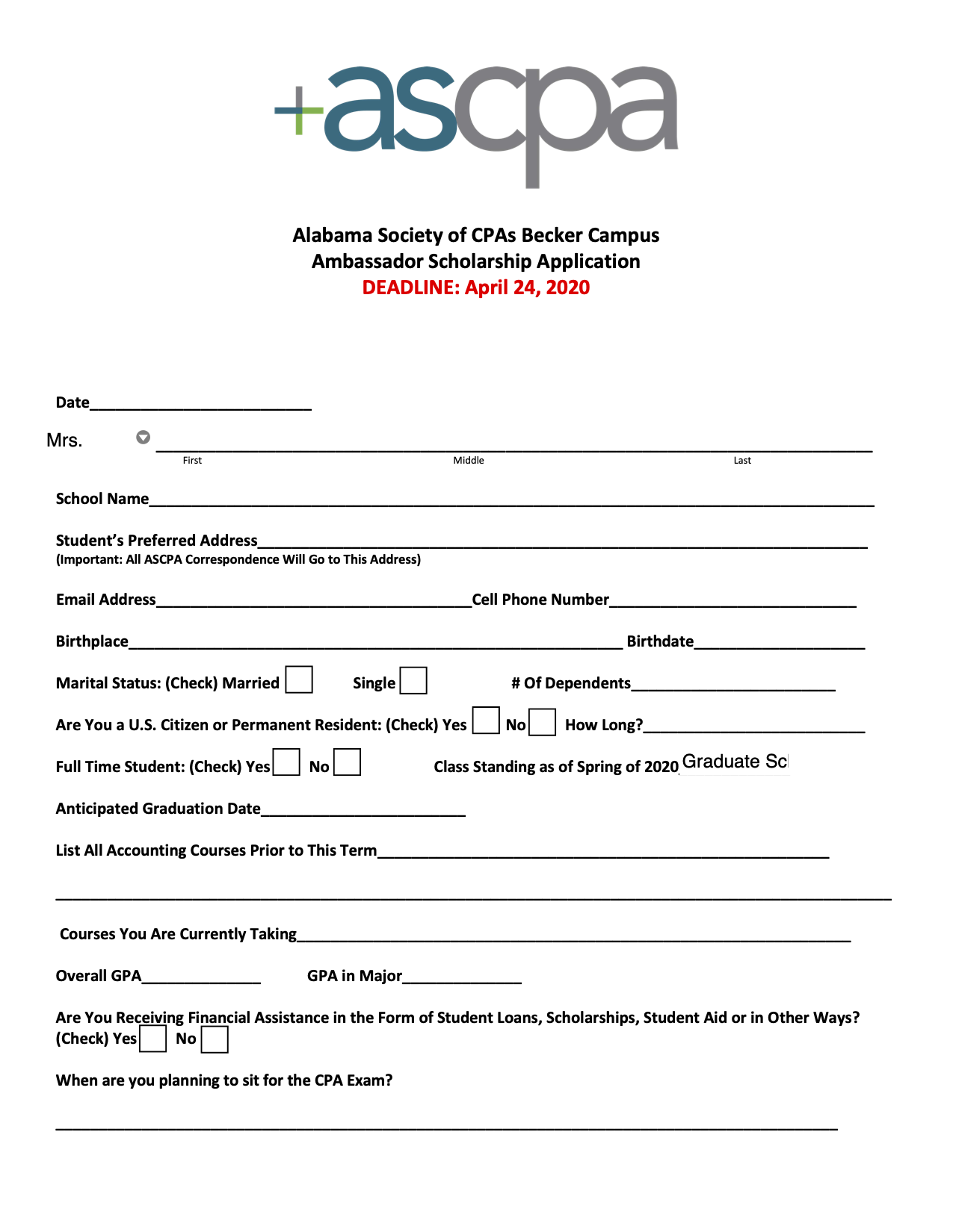 ascpa internship page 2