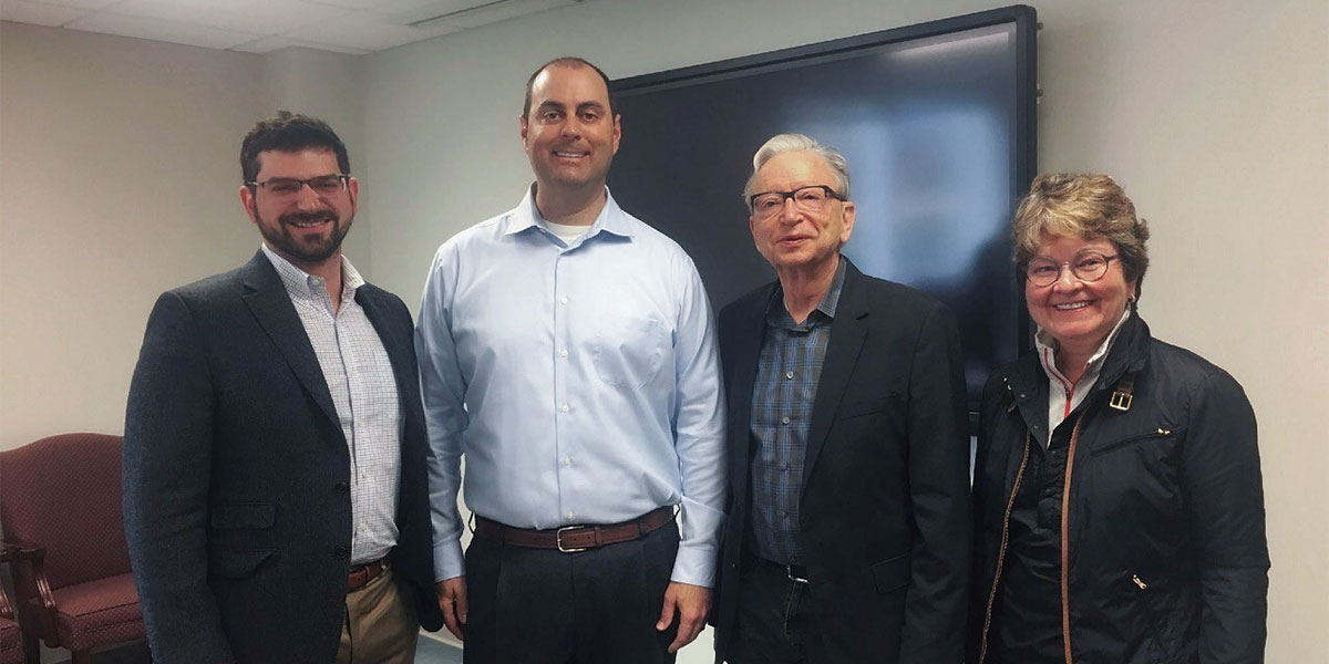 From Left to Right: Mark Zekoff (Program Coordinator), Tim Self, O.C. Ferrell (Center Director) and Linda Ferrell (Marketing Department Chair) From Left to Right: Mark Zekoff (Program Coordinator), Tim Self, O.C. Ferrell (Center Director) and Linda Ferrell (Marketing Department Chair)