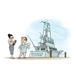 Business Expense Boat