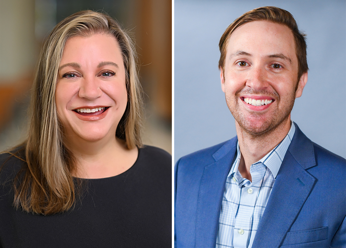 Two faculty headshots