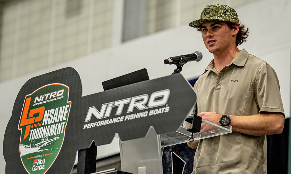 Man standing at podium