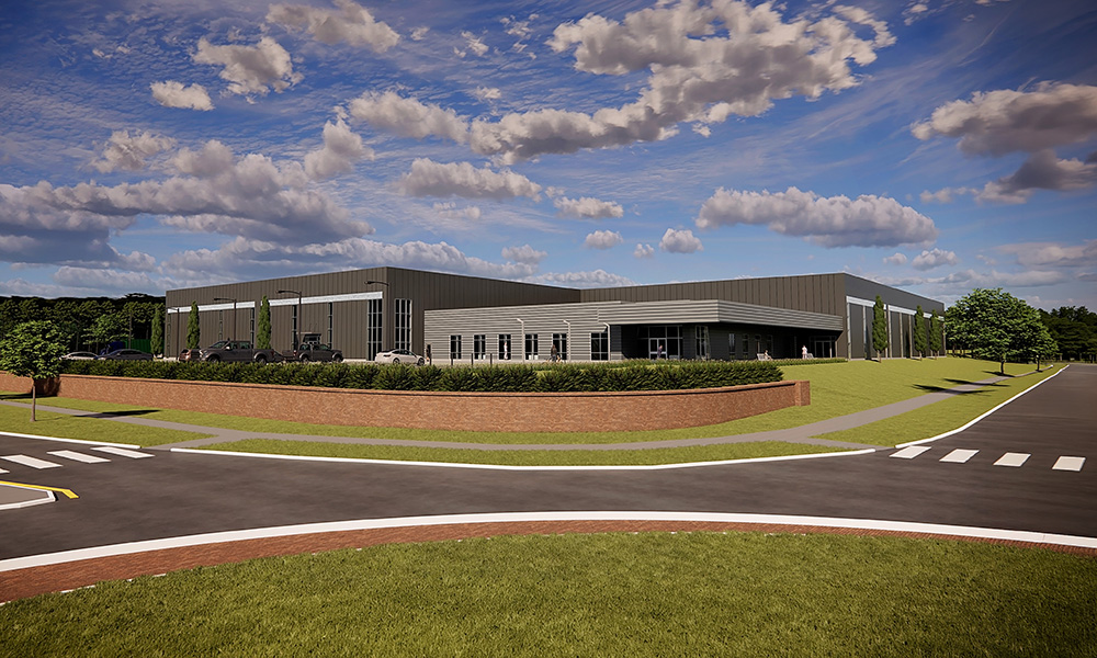 Rendering of building