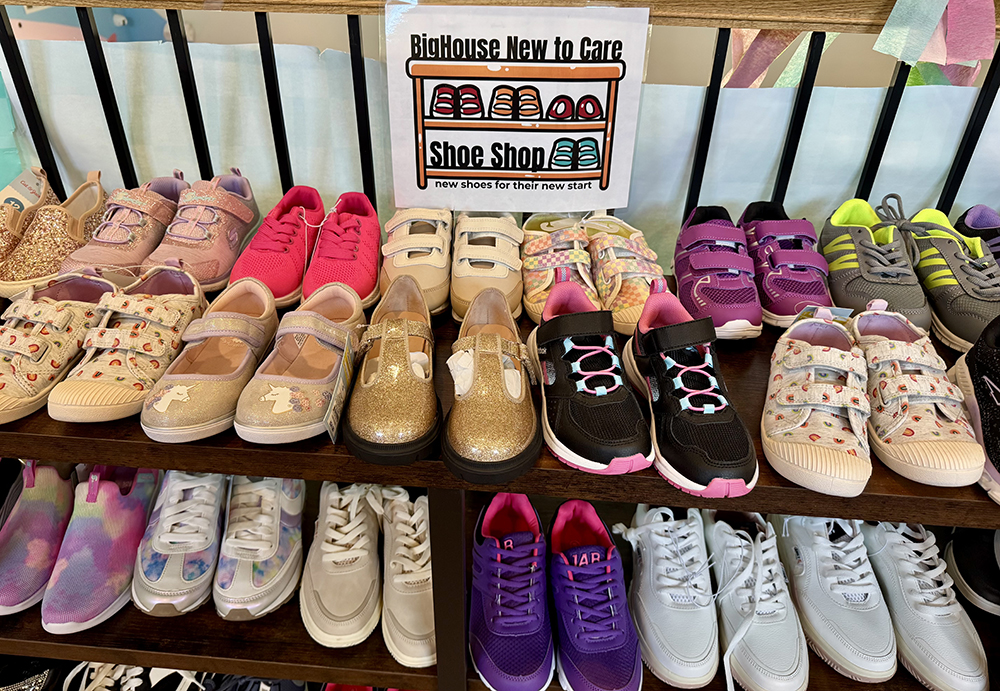 Shoes at Big House shoes on rack