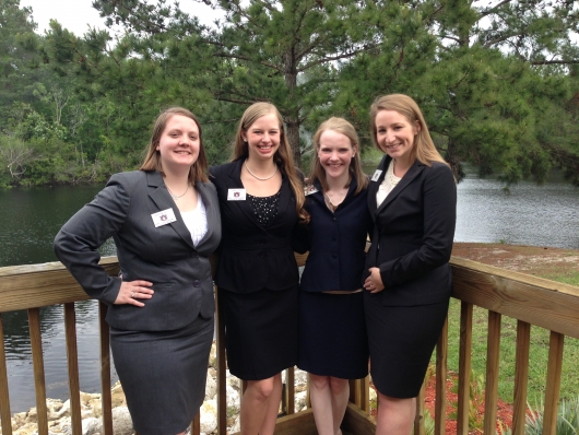 From left to right: Adrienne Lanier, Hope Judd and Anna Grey Byrd