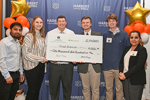 Biz Analytics winning poster team