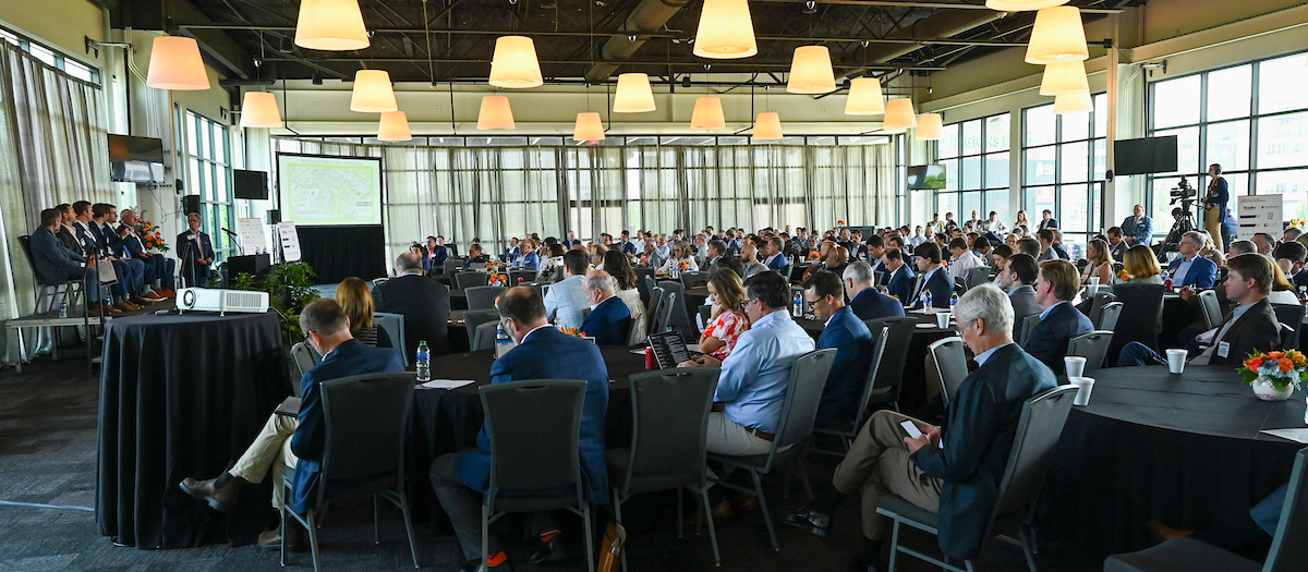 CityBuilders attendees sitting in large room