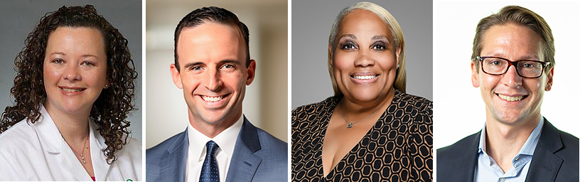 headshots of four pemba graduates