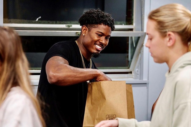 Jones at the Food Bank of East Alabama