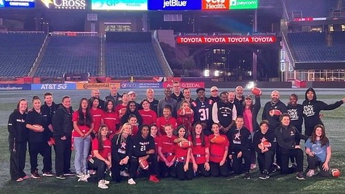 Jones with Play Like a Girl orgnaization