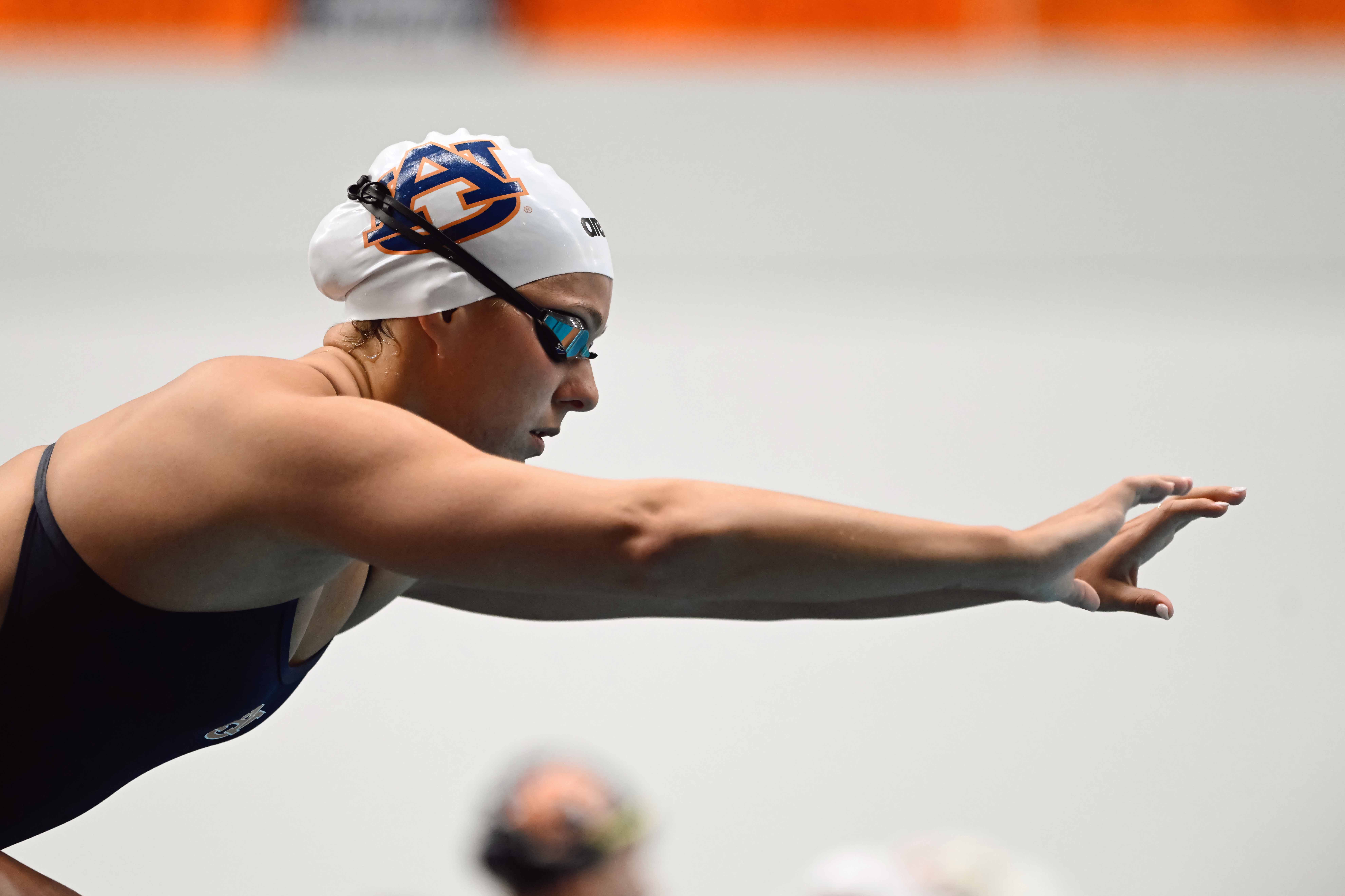 Kensley Merritt at swim meet