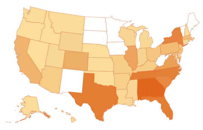 employment locations 2023-2025