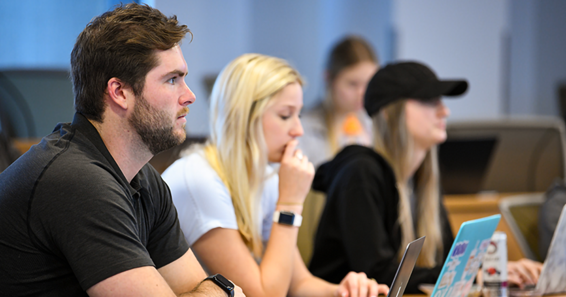 MS in Supply Chain Management students attending class