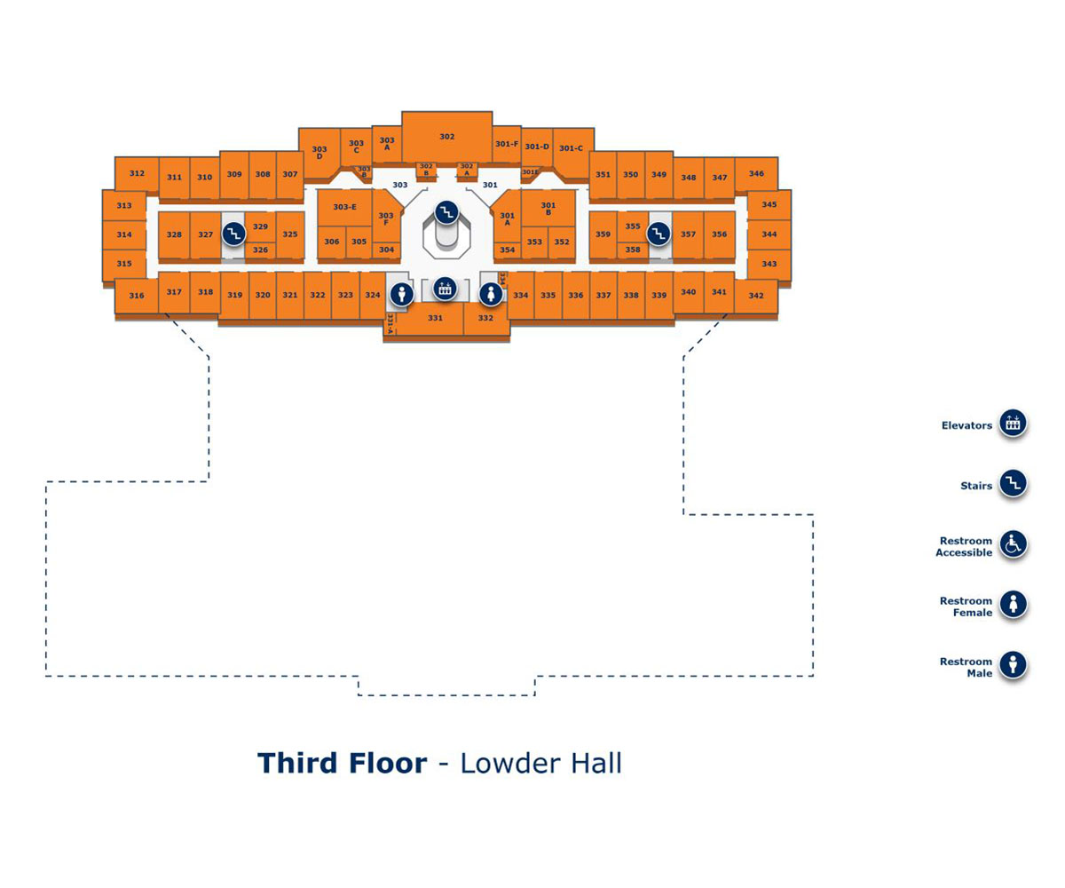 Lowder Hall Third Floor